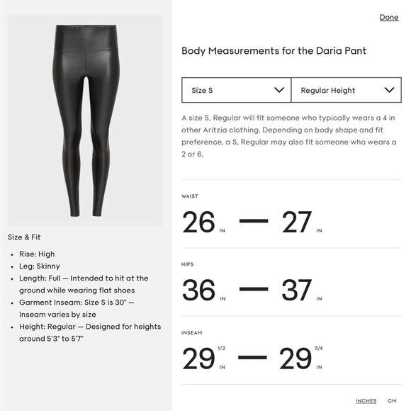 WILFRED FREE Black Daria Vegan Leather Leggings Size S - Picture 11 of 11